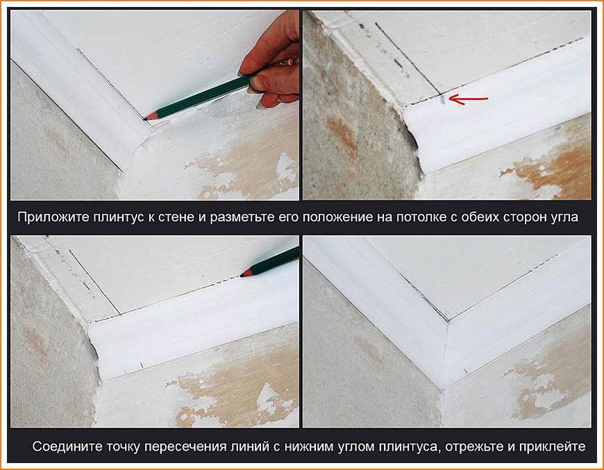 Вырезание углов без использования стусло