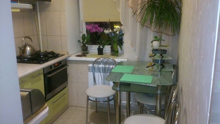  Мебель для кухни в «хрущёвке»
