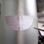 Используем трафарет для изгибов