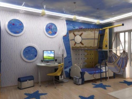 Натяжные потолки в детскую комнату