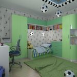 Футбольные мотивы в интерьере